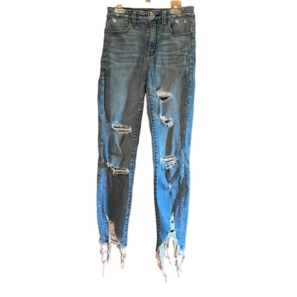 American Eagle Outfitters Denim - American Eagle Outfitters Next level Stretch Super Hi-Rise Jegging Crop Jeans